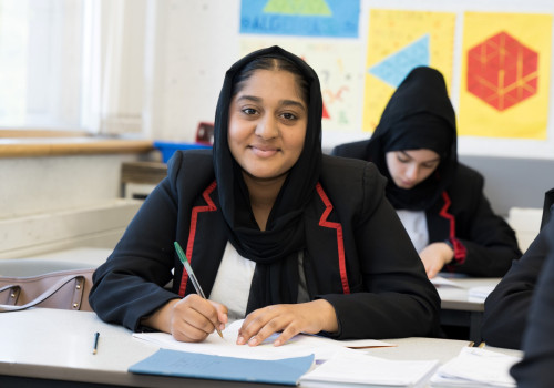 Smiling student