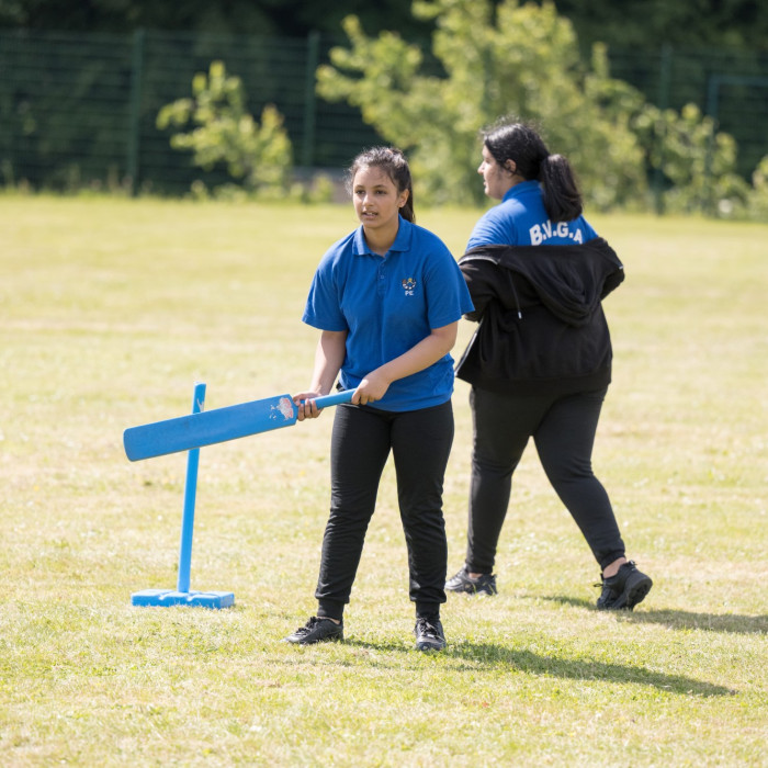 Students doing sport